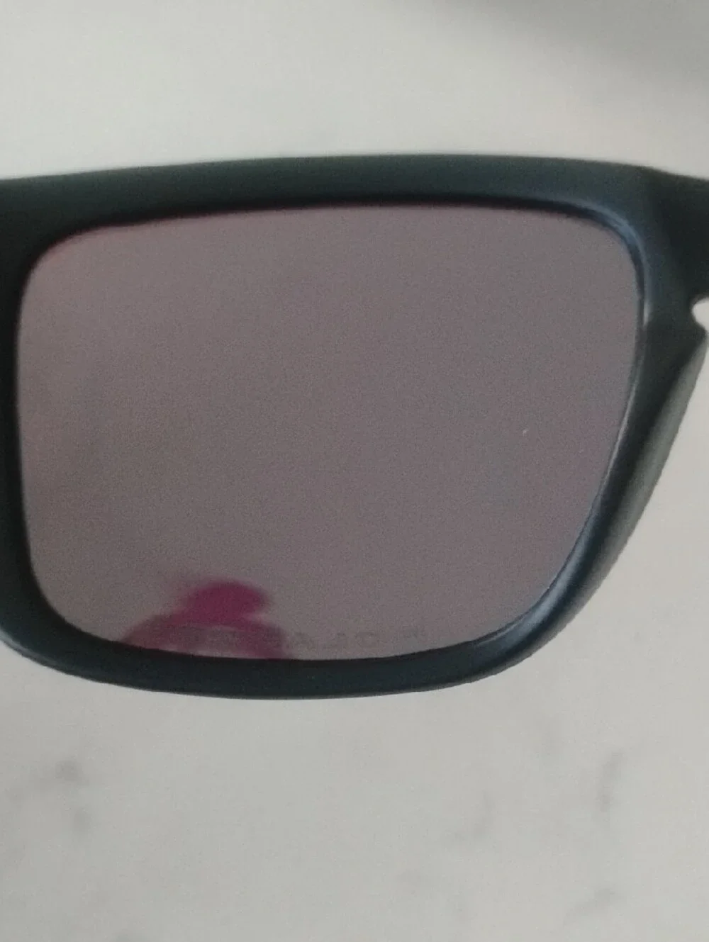 Oakley Matte Black Holbrook Sunglasses with Blue/Green Mirror Lenses